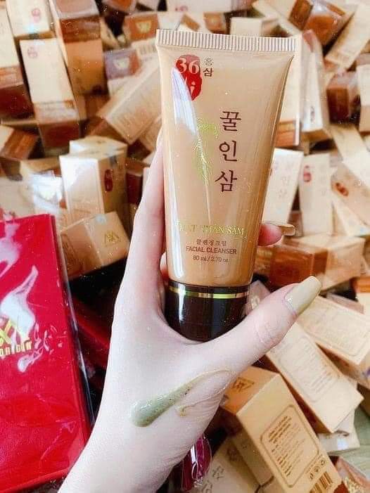 [ FREESHIP MAX ]Sữa Rửa Mặt Cao Sâm Mụn Đỏ 36 vị chính hãng