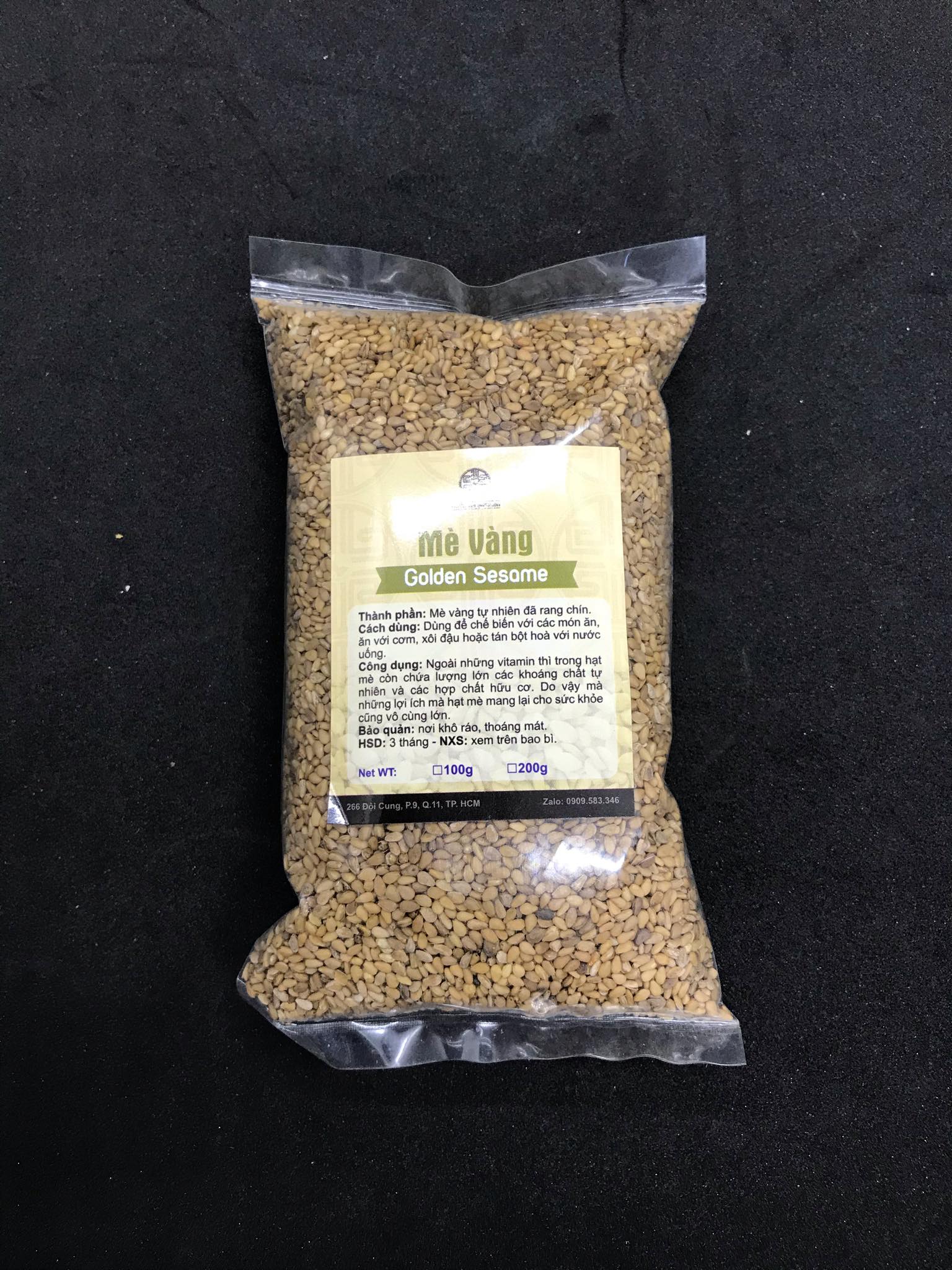 Mè Vàng Rang 100g
