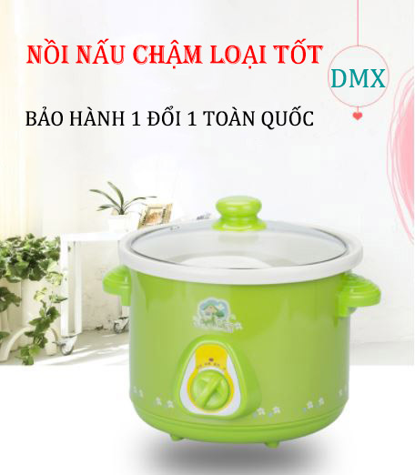 Noi ap suat nau chao cho em be , Nồi baby slow cooker còn đắt hơn sản phẩm cao cấp này - Nồi điện nấu cháo cho bé, hầm xương, kho cá đa năng - Bh uy tín 1 đổi 1 bởi DMX
