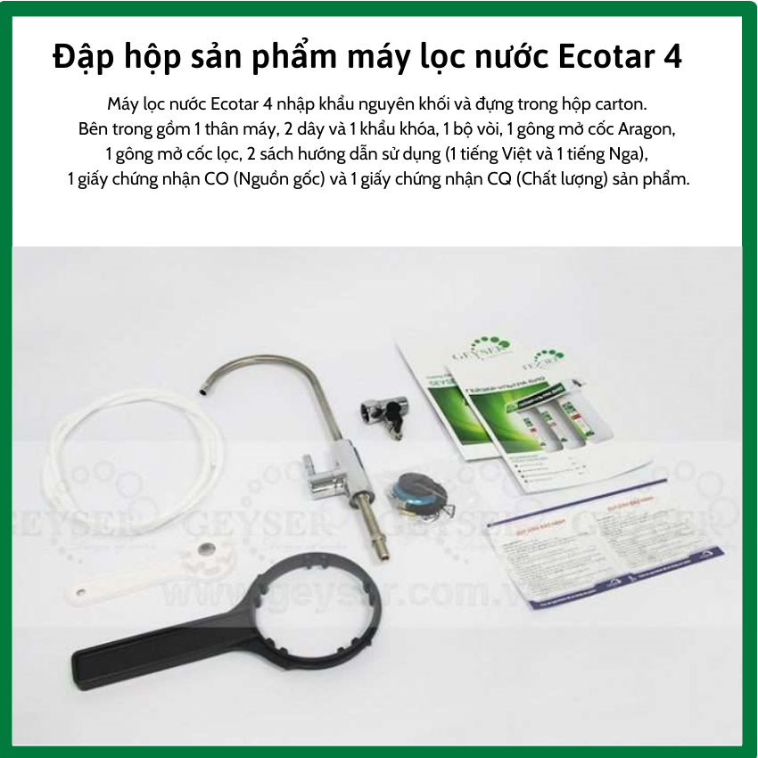 Máy lọc nước Geyser Ecotar 4