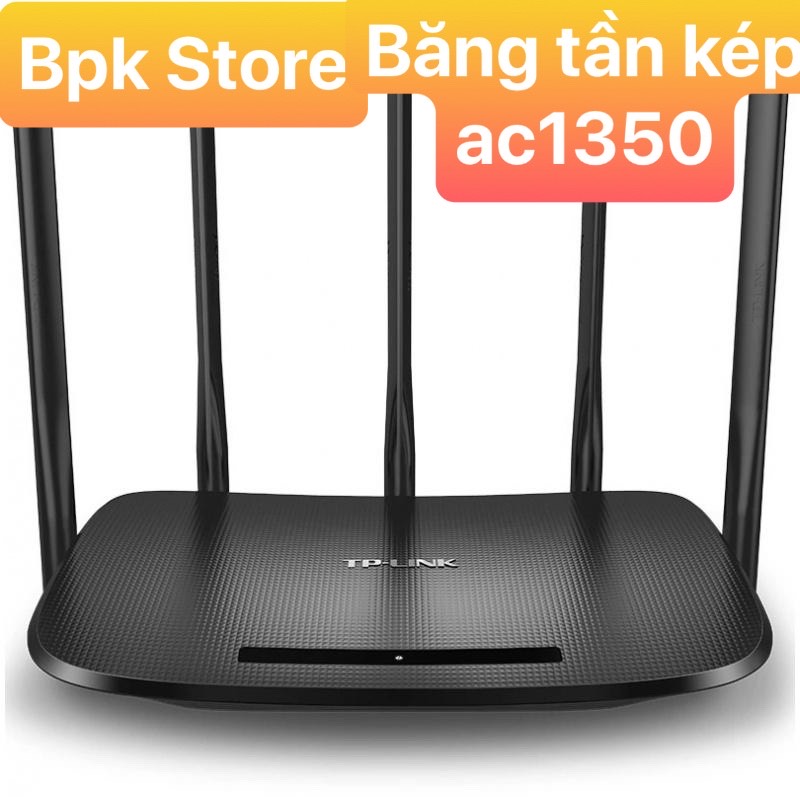 The transmitter WiFi 5 beard tplink 6500 dual band AC1350 cross wall healthy