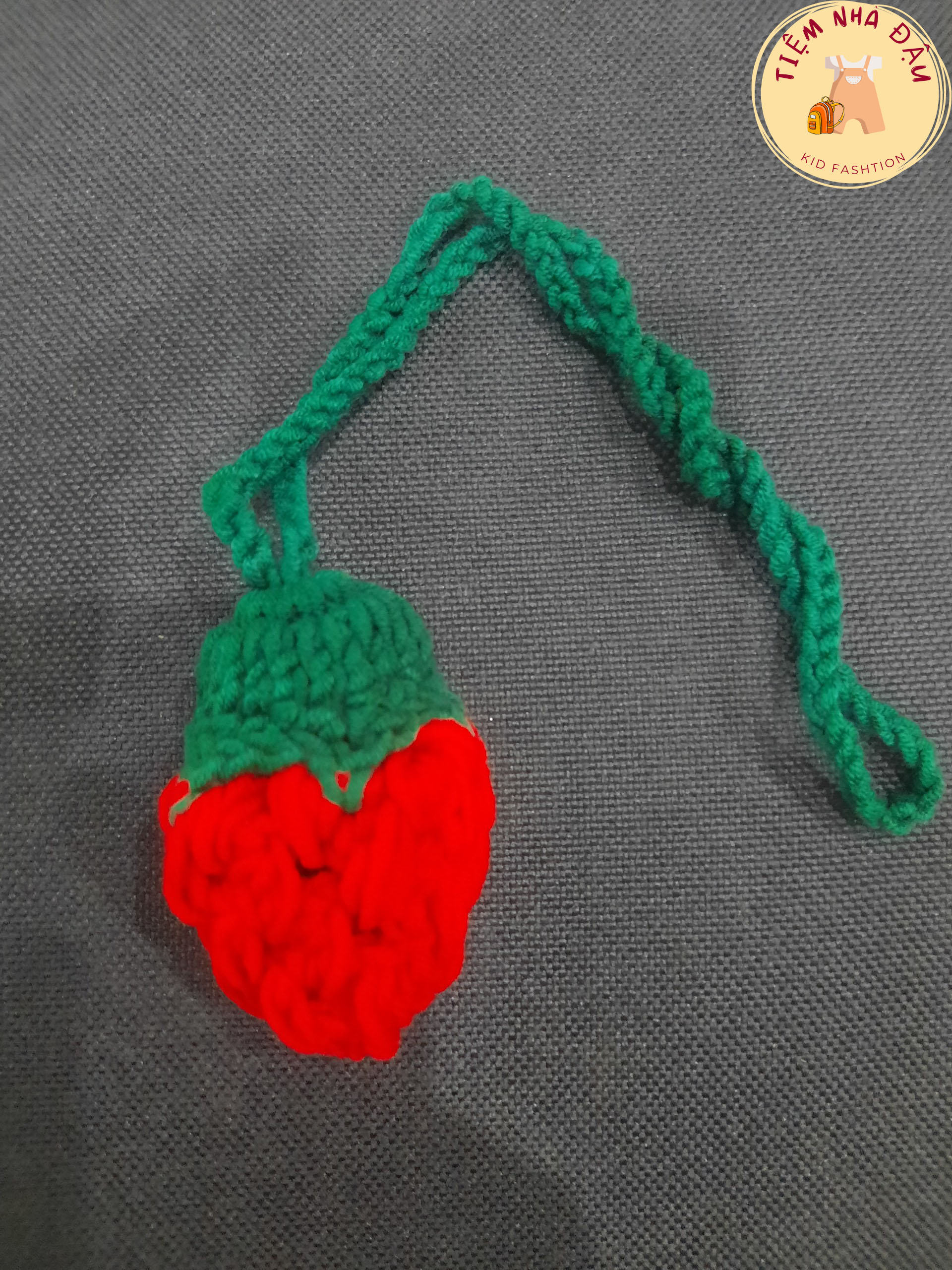 Túi đựng tỏi cho trẻ sơ sinh handmade.