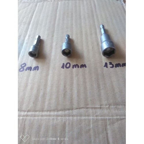 combo 3 đầu bắn tôn vít bù lon 8mm 10mm 13mm