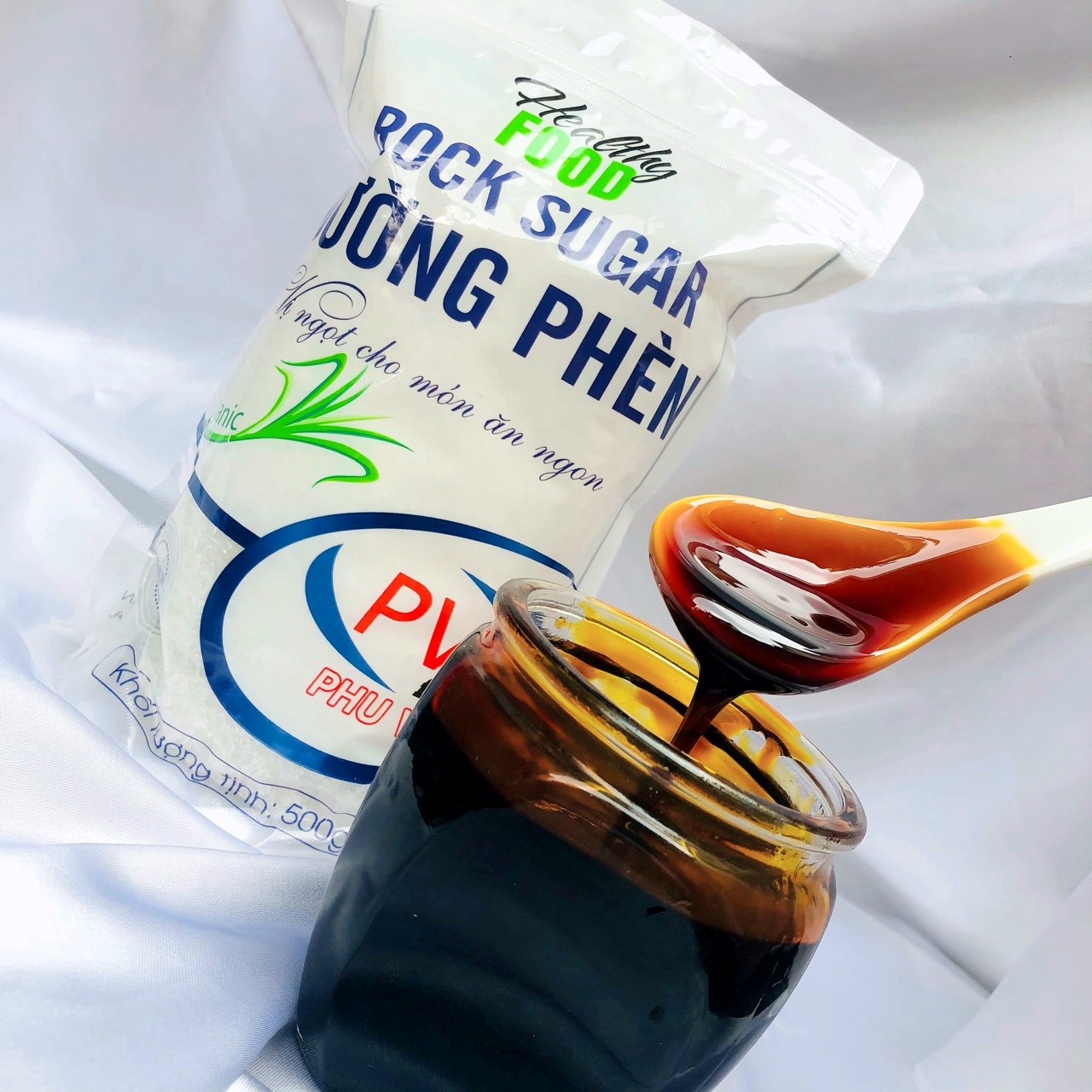 [HCM]ĐƯỜNG PHÈN HẠT túi 500g