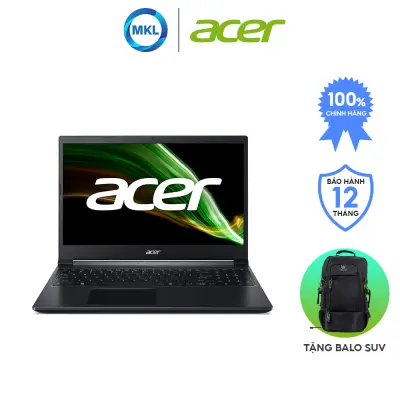 Laptop Acer Aspire 7 A715-42G-R4XX R5-5500U/8GD4/256SSD_PCIe/15.6FHD/IPS/3C/ĐEN/W11SL/4GD6_GTX1650