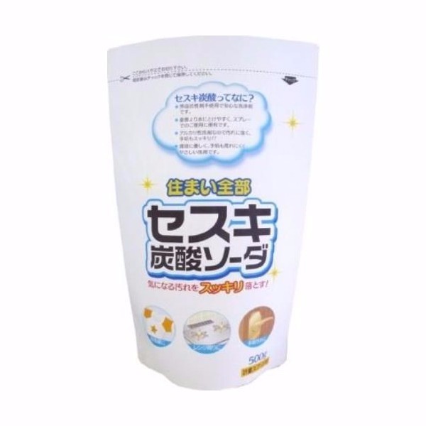 Bột baking soda Sesuki 500g (tẩy trắng) Rocket - Nội địa Nhật Bản