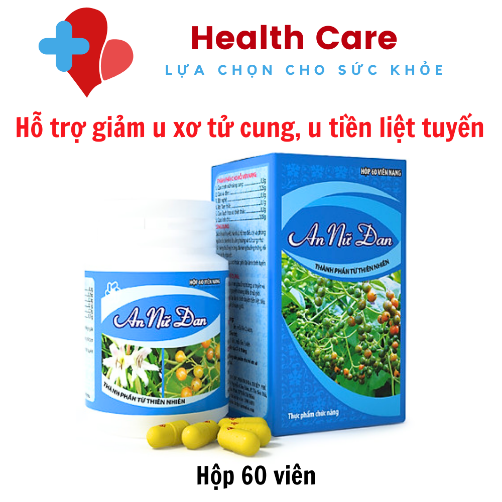 An nữ đan - hỗ trợ u nang buồng trứng u xơ tử cung hộp 60 viên