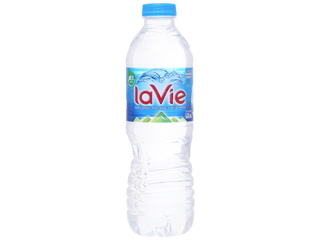 Thùng 24 chai nước khoáng Lavie 500ml