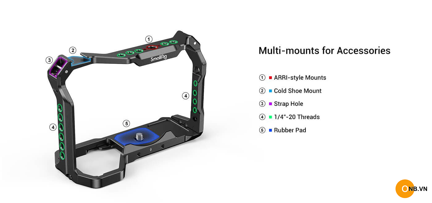 SmallRig Light Cage cho Sony Alpha a73 a7r3 a9 a7iii code 2918