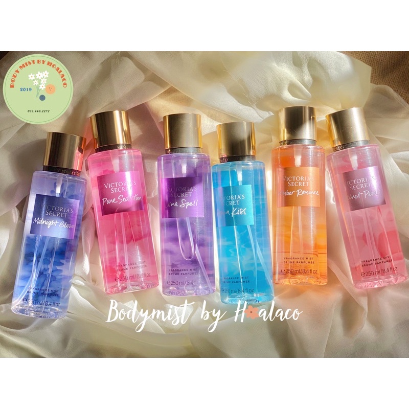 BODY MIST Xịt thơm toàn thân AQUA KISS Victoria’s Secret