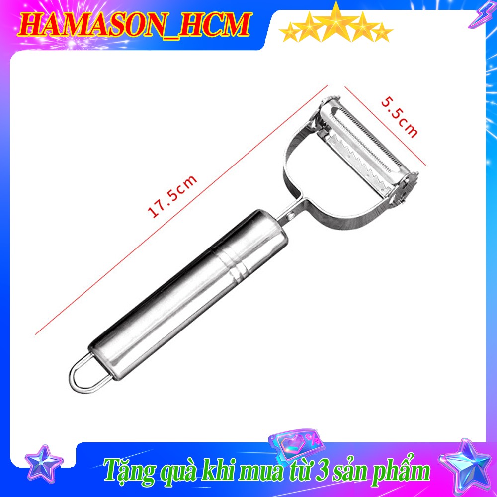 Dao bào sợi rau củ quả bằng inox siêu bén cầm chắc tay. Dao bào sợi inox