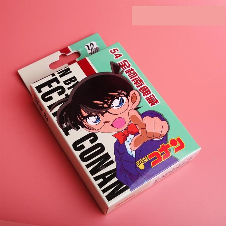 Bộ bài tú lơ khơ Conan 54 ảnh khác nhau in hình anime manga