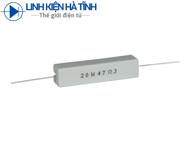 4 cái trở sứ 20w 47r trở công suất 47r 20w