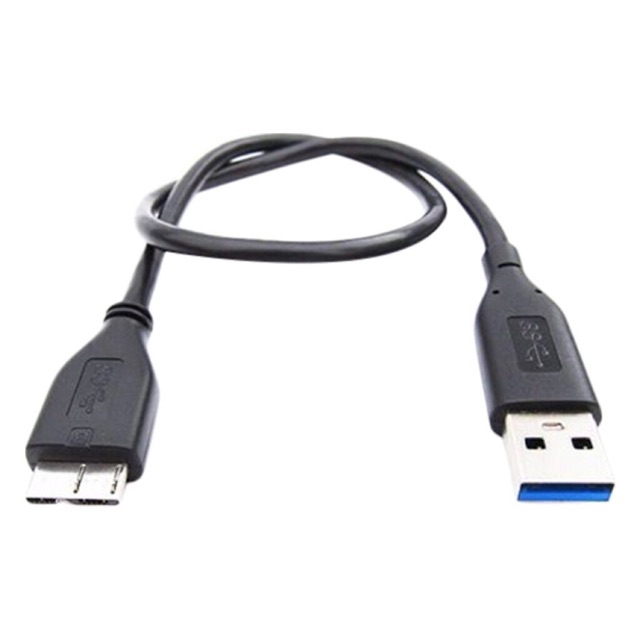 Dây Cáp USB 3.0 Dùng Cho HDD Box Dài 1.5M - Dây Ổ Cứng Di Động Usb 3.0 to Micro B chân dẹt đực