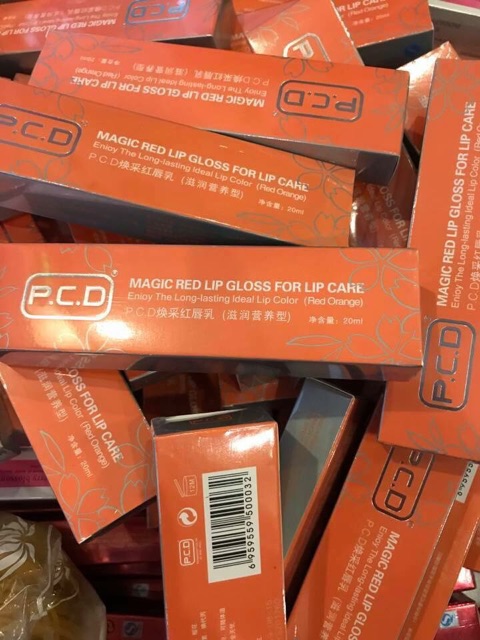 Dưỡng môi sau phun săm PCD, kích dưỡng màu môi (màu cam)