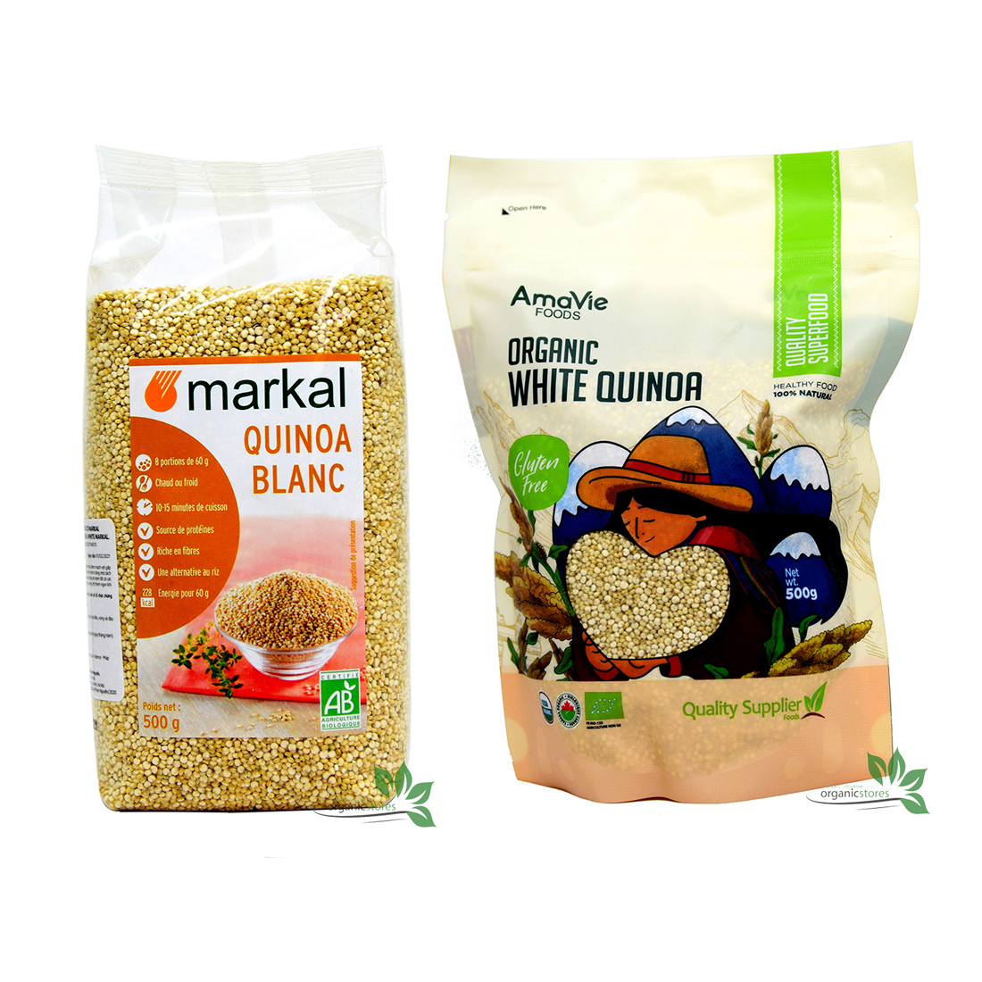Hạt diêm mạch quinoa trắng hữu cơ Markal/Davert