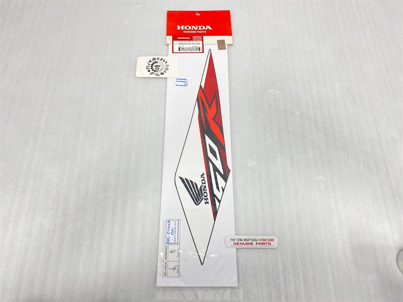 Bộ tem SONIC 150 ĐEN NHÁM 2021 (MÂM ĐEN) nhập Honda Indo