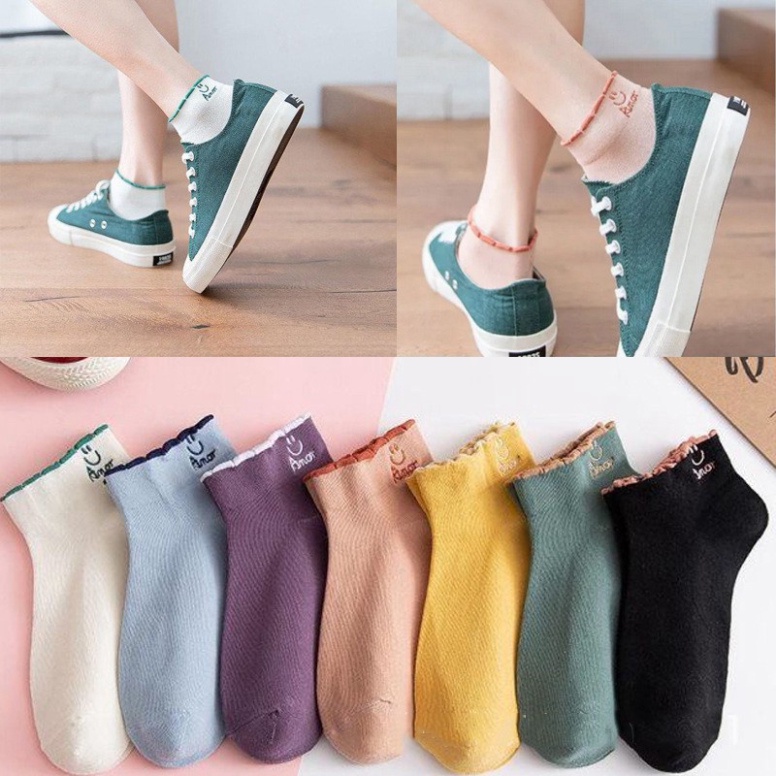 Set 10 Đôi Tất Nữ Ngắn Cổ Amor Siêu Hot