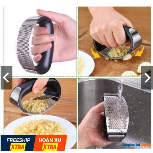 [FREE SHIP ] Dụng cụ ép,đập tỏi,hành chất lượng cao, dụng cụ dập hành tỏi-Dụng cụ dập hành tỏi cầm tay Garlic Press tiện dụng