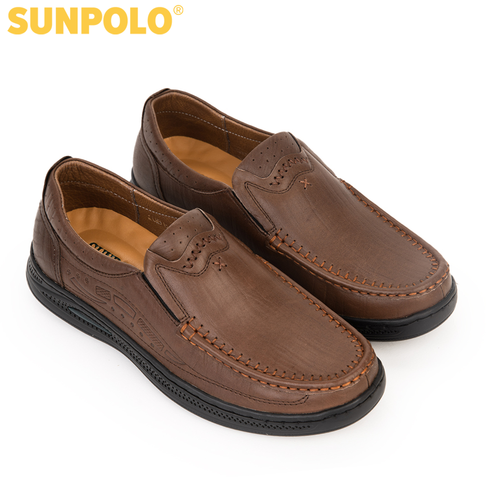 Men Leather Shoes SUNPOLO CS5150