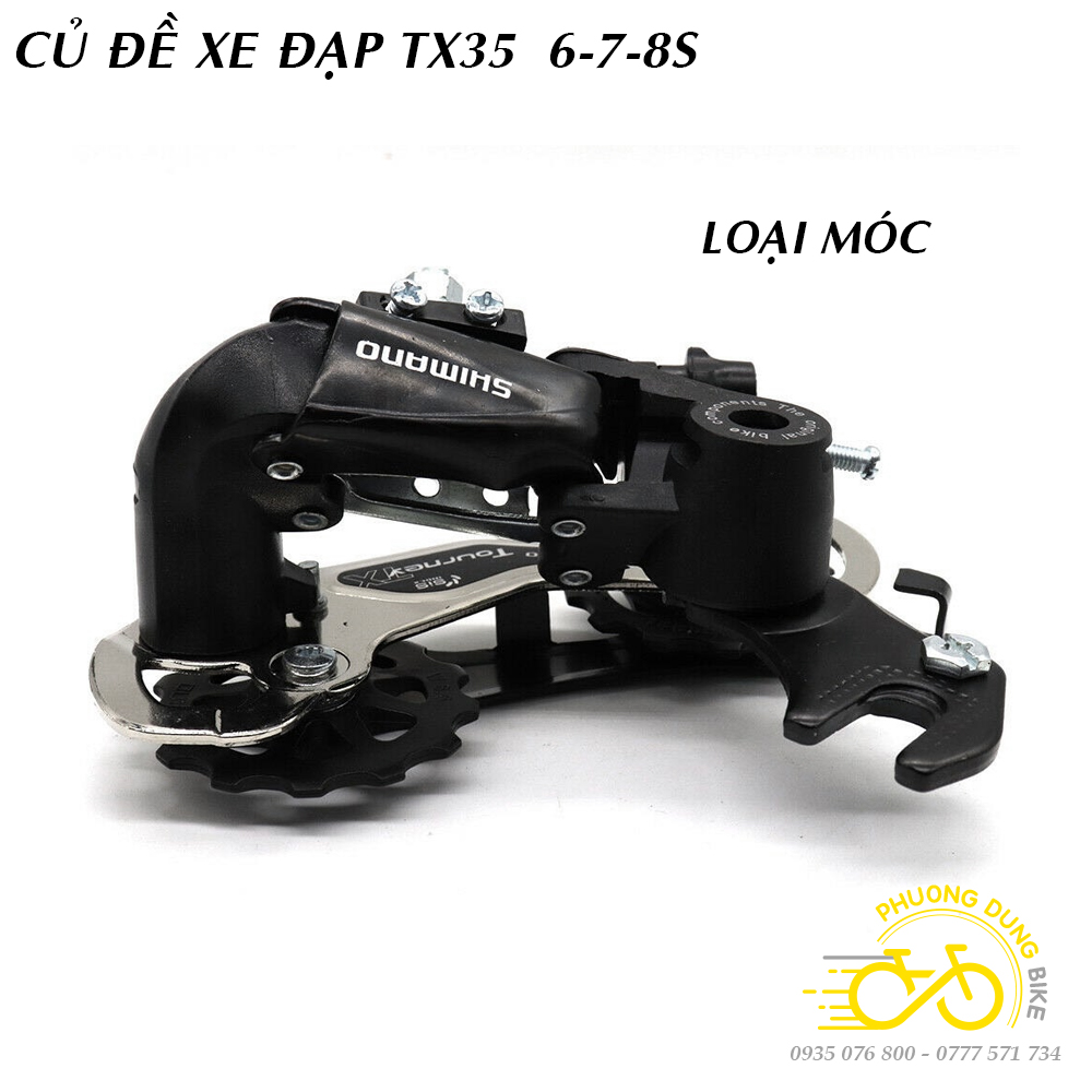 Củ cùi đề sau xe đạp RD TX35 6 7 8 Speed