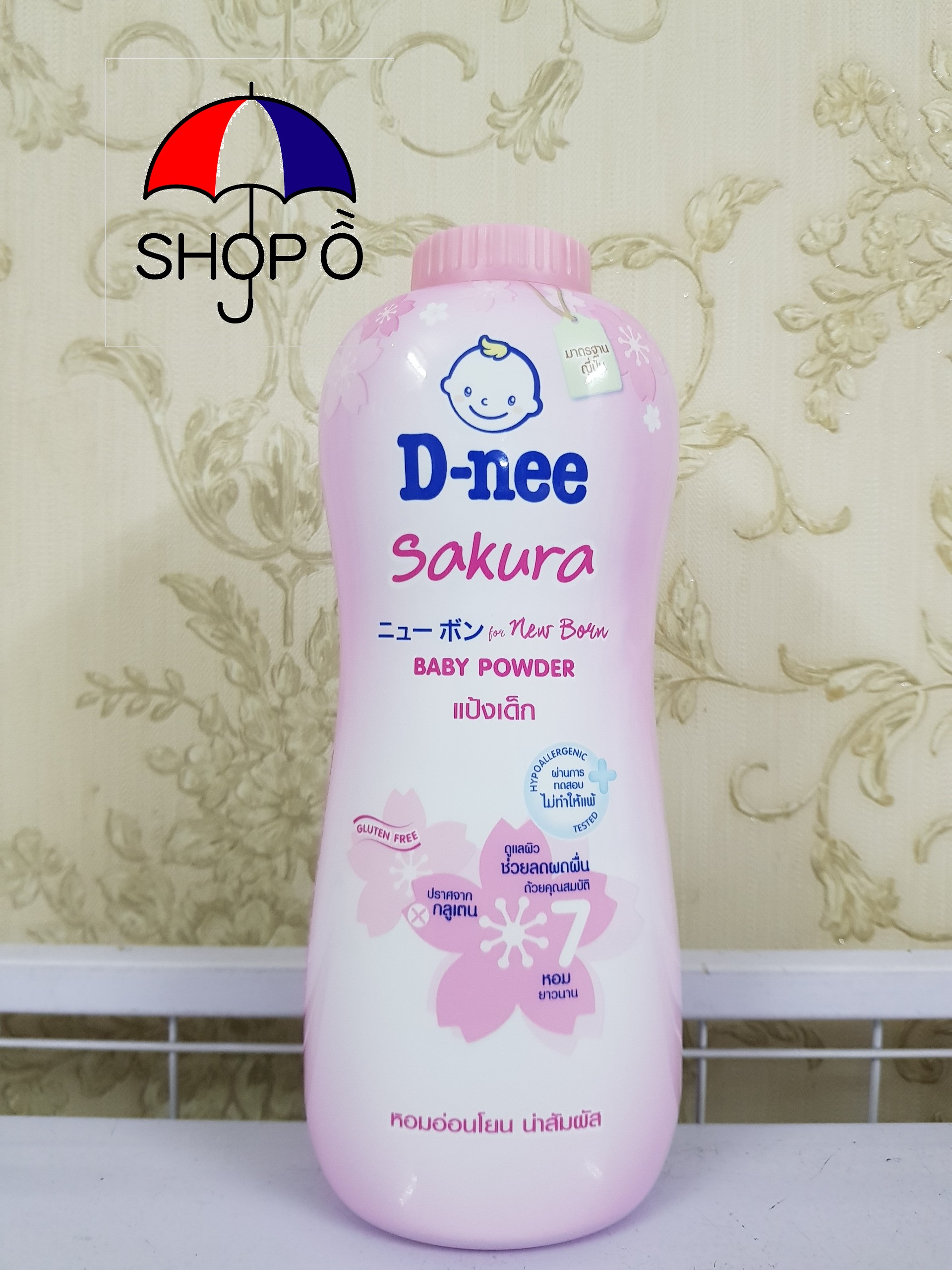 Combo 2 chai phấn thơm Dnee 380gram hương hoa sakura