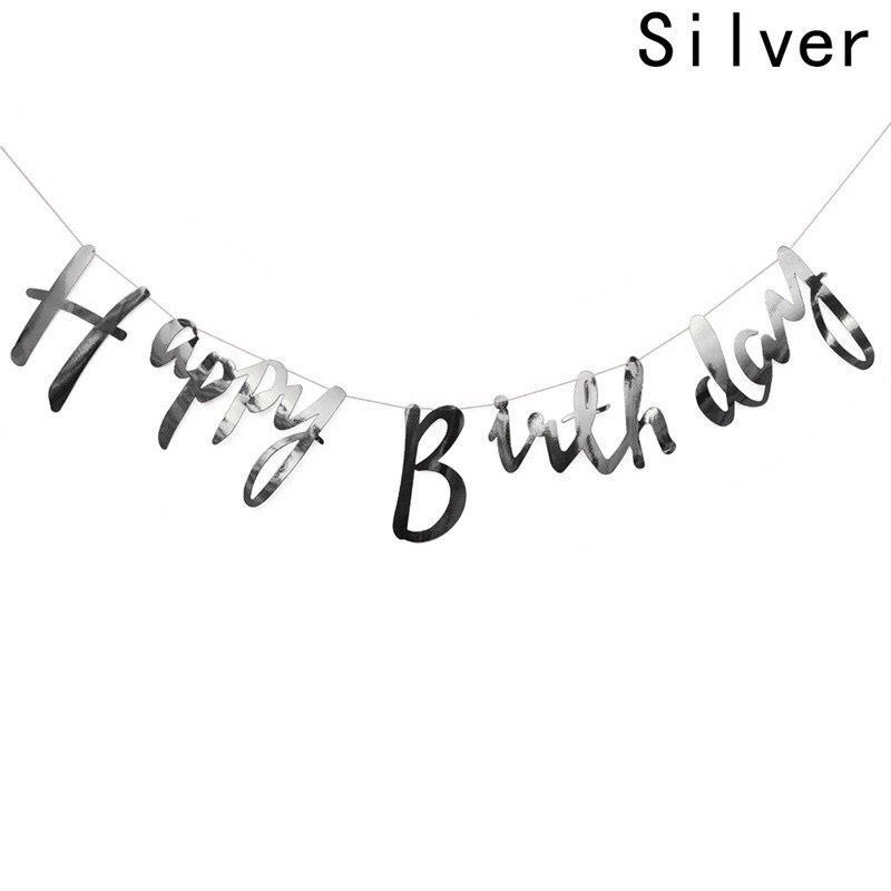 Dây Happy Birthday Ép Kim trang trí sinh nhật