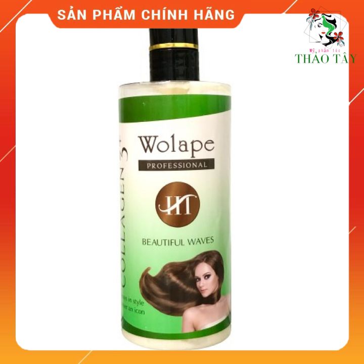 Hấp dầu collagen wolape ht 500ml phục hồi tóc - chai
