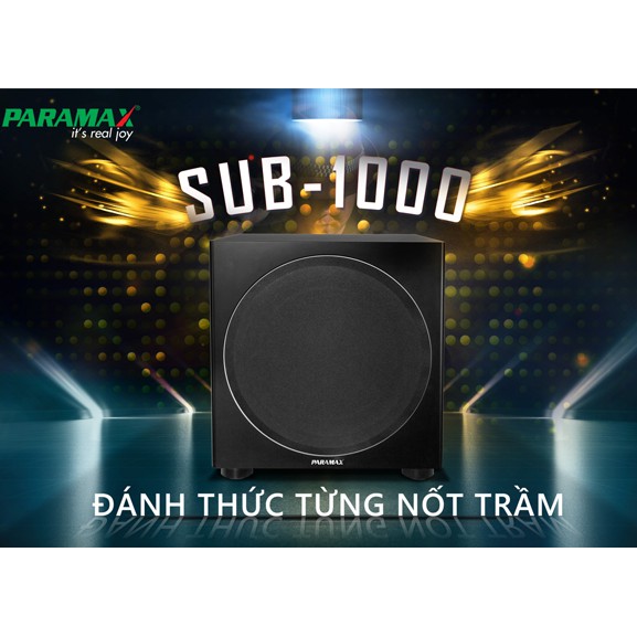 [Trả góp 0%]SÚP ĐIỆN LOA PARAMAX SUB-1000 NEW