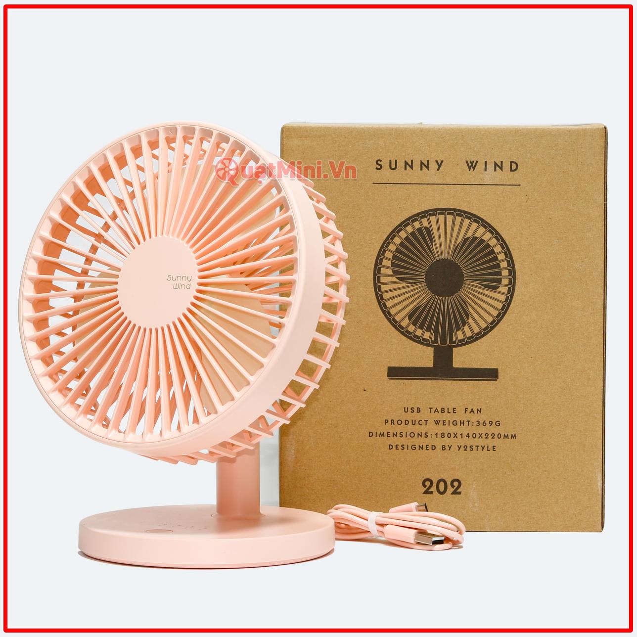 Quạt Sạc Để Bàn Mini - Hàn Quốc - Size Lớn -  Có Video