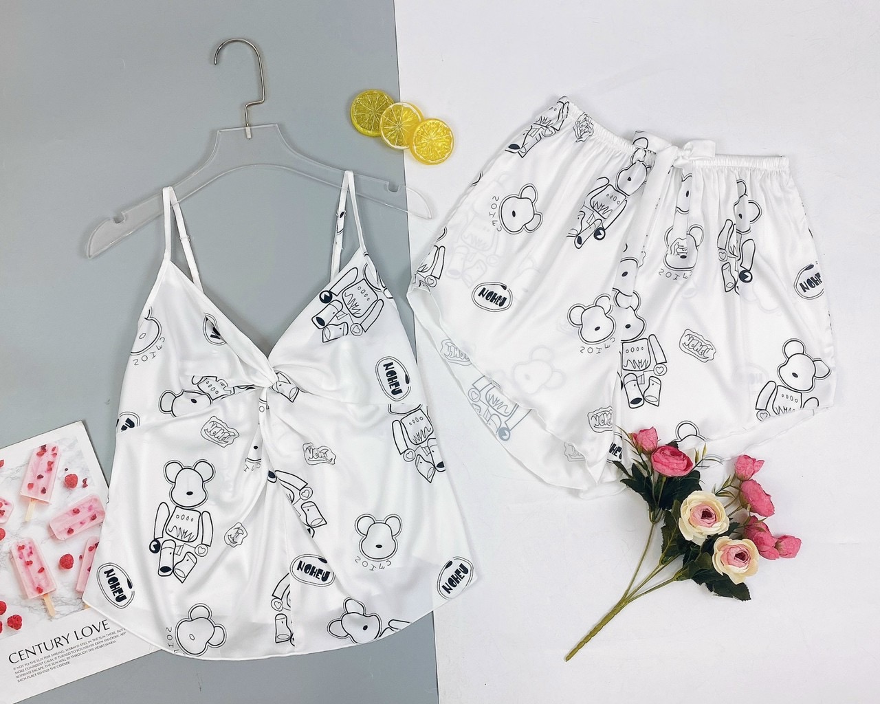 Đùi 2 dây vải lụa TƠ TẰM cao cấp (Chéo ngực), FREE SIZE, hình Chụp Thật