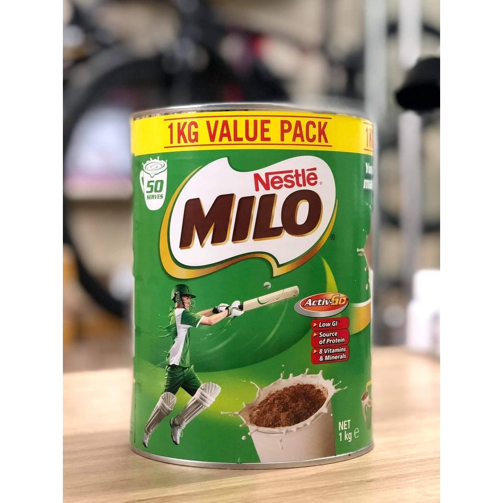 Sữa Bột Milo Nestle Value Pack Úc 1000g