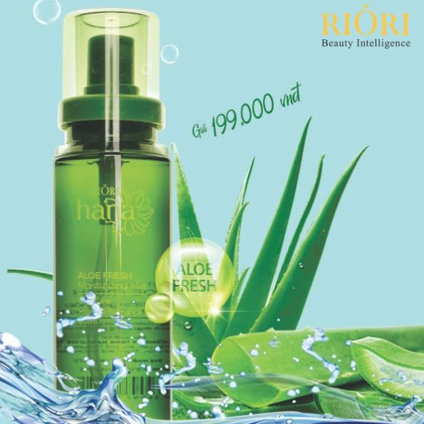 Nước xịt khoáng Riori ALoe Fresh