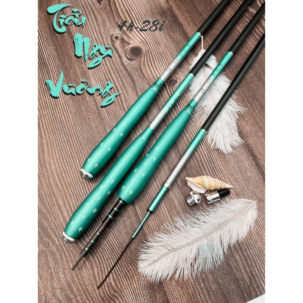 Cần câu tay ngư vương 4h tặng kèm nhẫn và ngọn zin