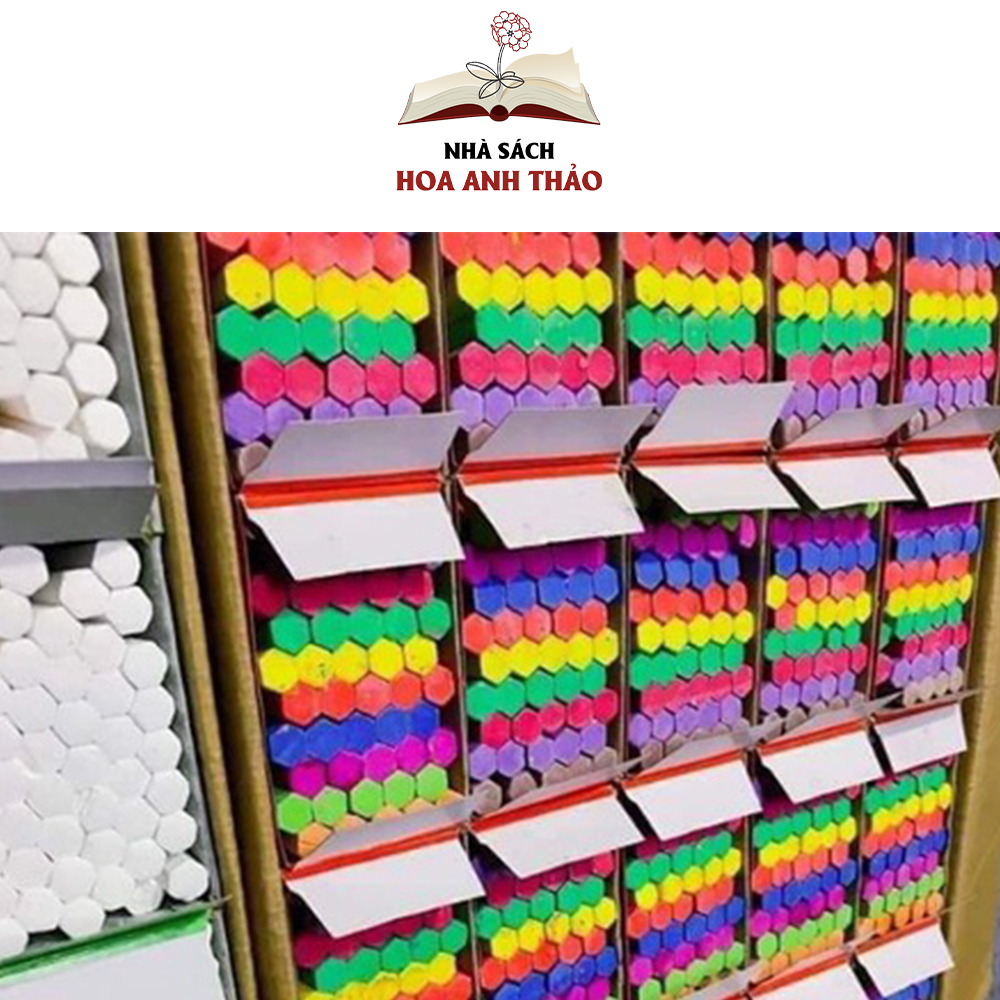 Phấn lục giác nhiều màu viết nét thanh nét đậm