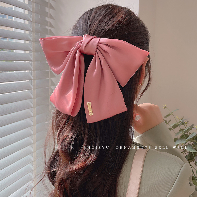 Kẹp Tóc Hình Nơ Phong Cách Hàn Quốc