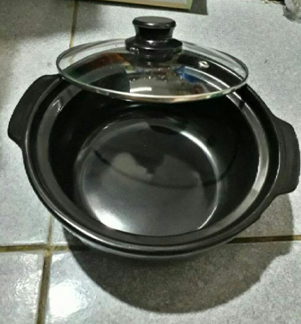 [HCM]Nồi đất tráng men sâu  2lit