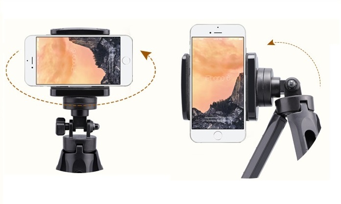 [HCM]Giá đỡ điện thoại 3 chân Tripod MT01 mini (ĐEN)