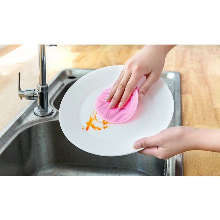 COMBO 5 Miếng Silicon Rửa Chén Dĩa Đa Năng