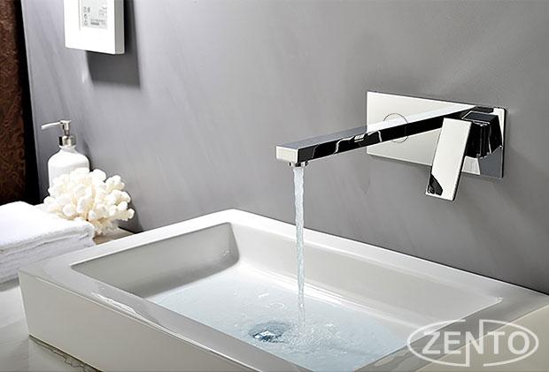 Vòi chậu lavabo nóng lạnh âm tường ZT2668