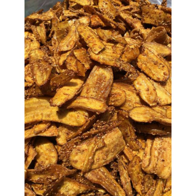 [1kg] chuối mè sấy giòn loại ngon