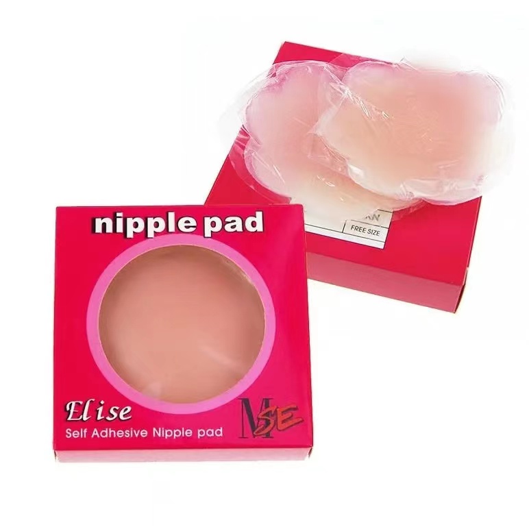Miếng Dán Ngực, Miếng Dán Silicone, Dán Ti Siêu Dính 1 hộp/1 cặp