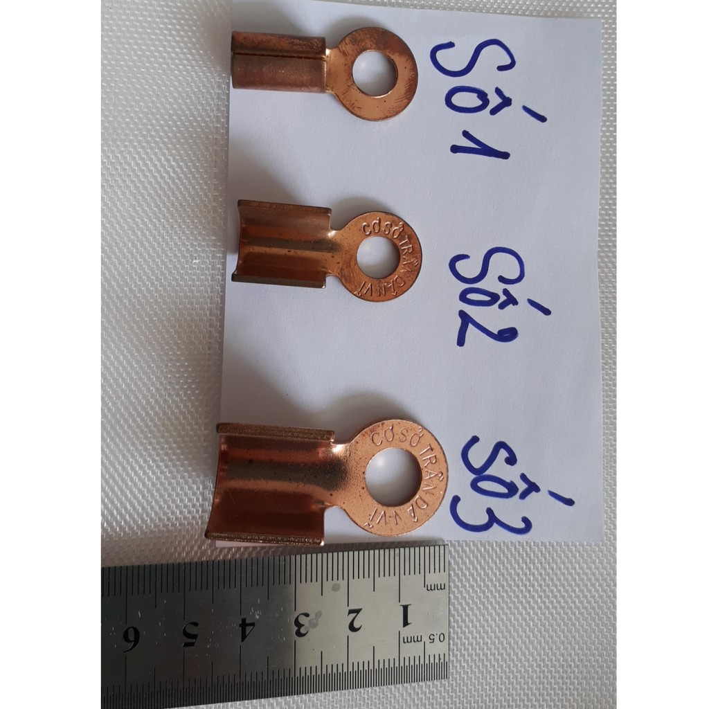 Đầu Cọc Bình Ắc Quy Đồng Đỏ lớn, cọc bình xe tải - Cos đồng số 1