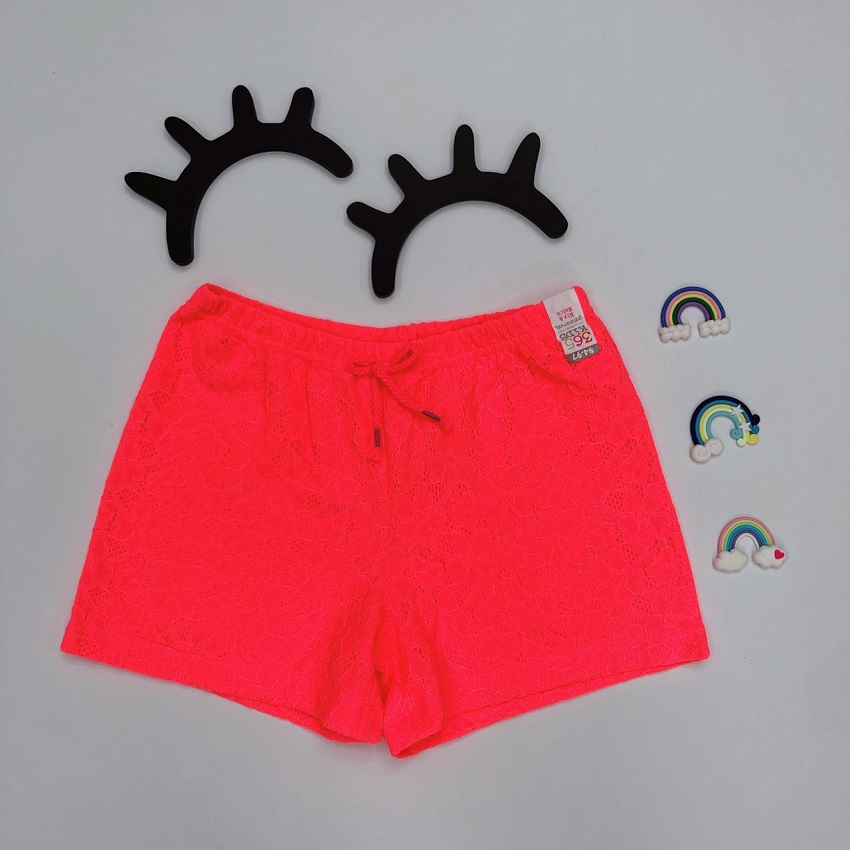 Quần Sooc Bé Gái, Size 4-12, Chất Da Cá Và Ren, Hàng Rất Đẹp, Nhiều Màu Xinh Yêu