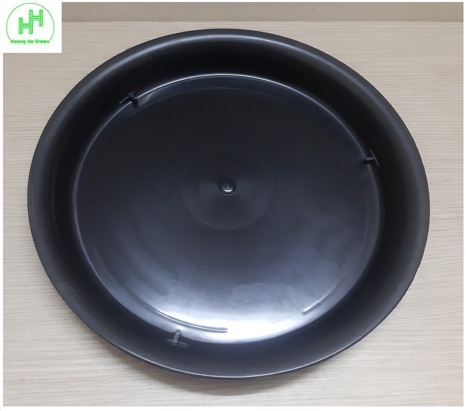 5 Khay (Đĩa) Lót Đế Chậu D300 - Màu Đen