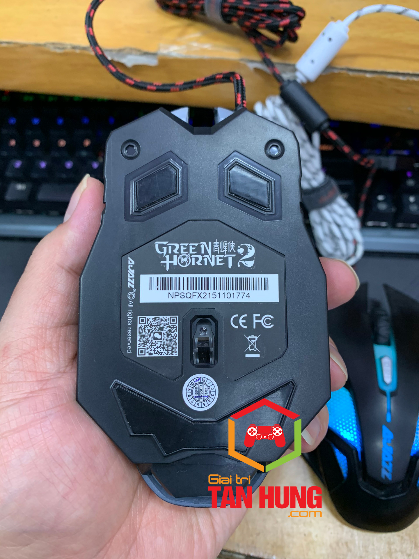 Chuột Game Thủ Gaming AJAZZ Green Hornet 2 4000DPI