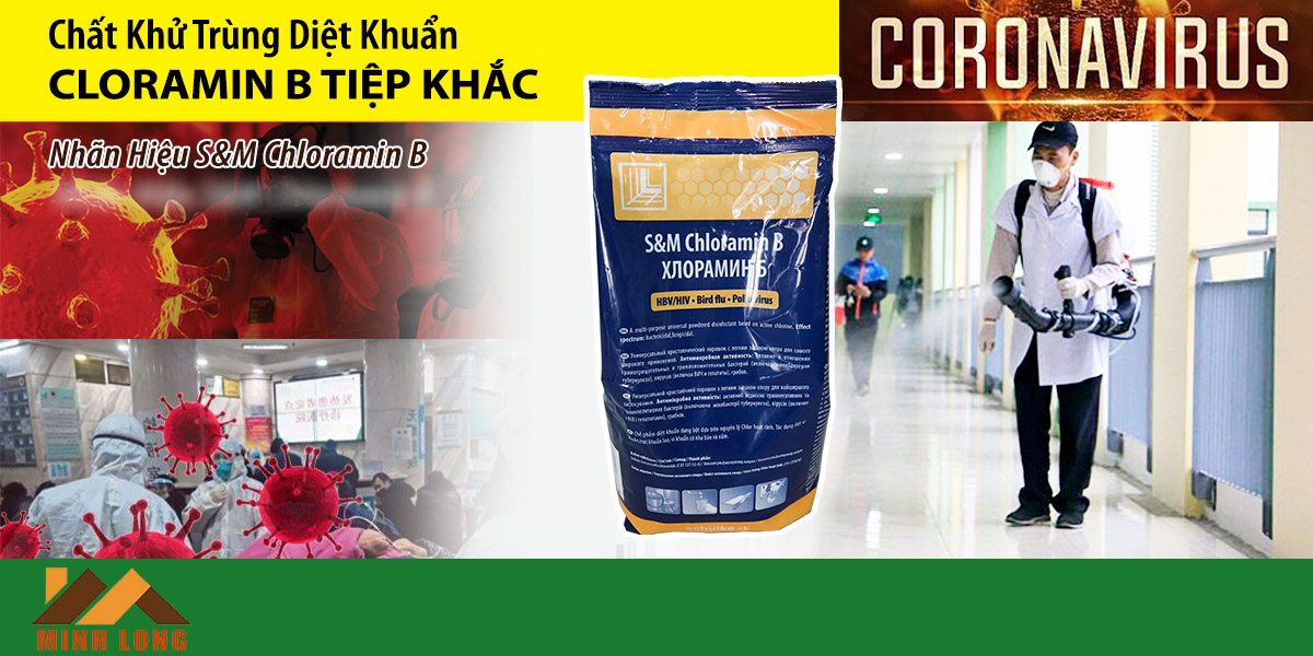 BỘT KHỬ KHUẨN CLORAMIN B 25% - 1KG [Hàng nhập khẩu SÉC]