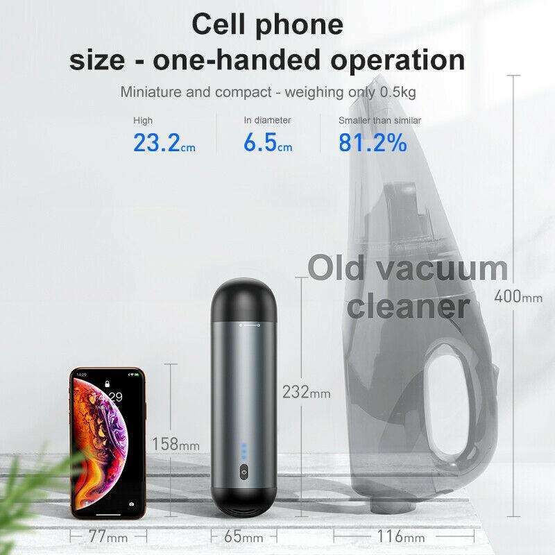 Máy hút bụi cầm tay Mini Baseus Capsule Cordless Vacuum Cleaner (4000 Pa / 65W / 2000mAh)