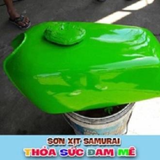 SƠN SAMURAI COMBO SƠN MÀU XANH LÁ KAWASAKI GỒM 4 CHAI