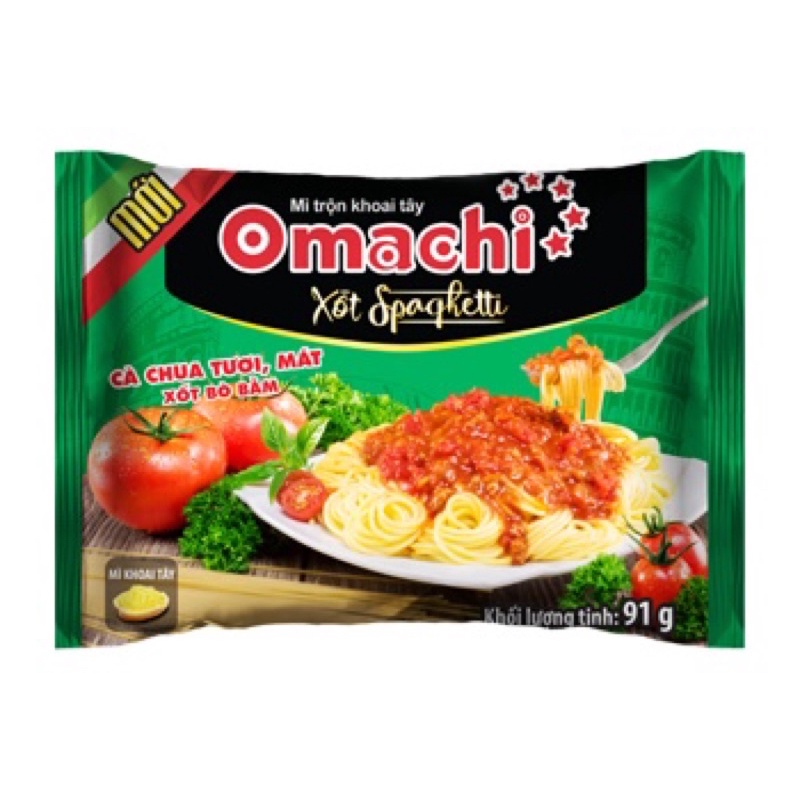Thùng 30 Gói Mì Trộn Omachi Spaghetti